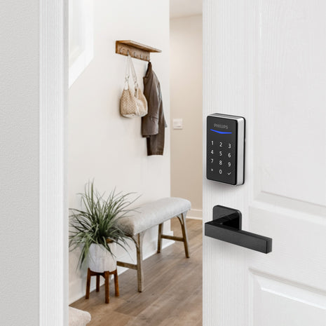 Philips 1000 Series Touchscreen Key-Free Electronic Deadbolt with Door Lever
