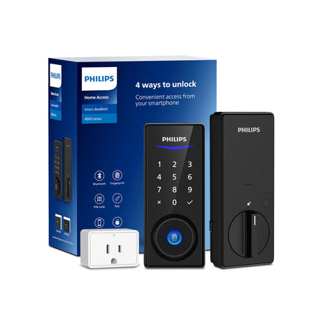 Philips 4000 Series Wi-Fi Fingerprint Smart Deadbolt