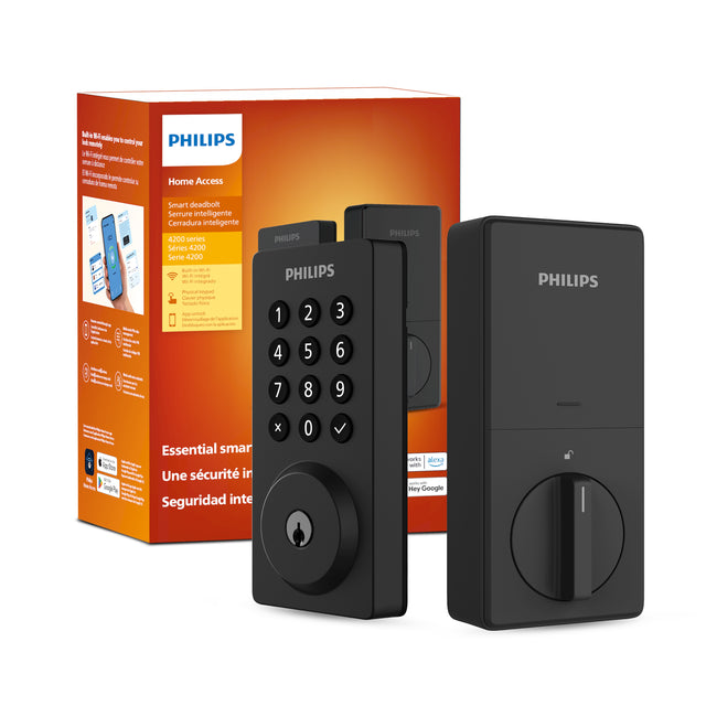 Philips 4200 Series Built-in Wi-Fi Keypad Smart Deadbolt