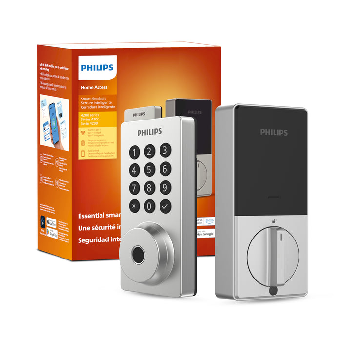 Philips 4200 Series Built-in Wi-Fi Keypad Smart Deadbolt