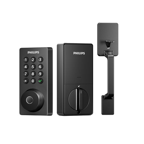 Philips 4200 Series Built-in Wi-Fi FIngerprint Keypad Smart Deadbolt with Handleset